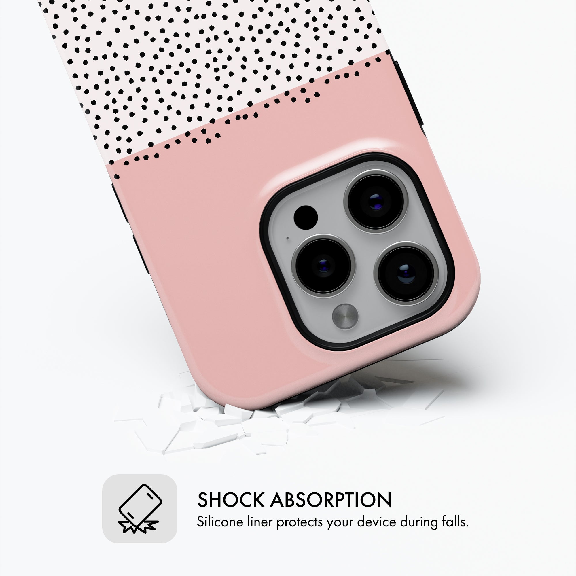 Blush Pink Mini Dots - Tough Phone Case