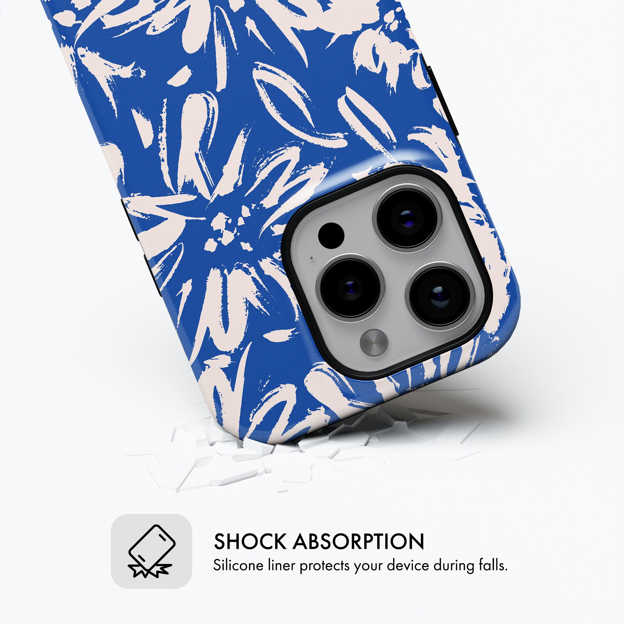 Wildflower Blue - Tough Phone Case