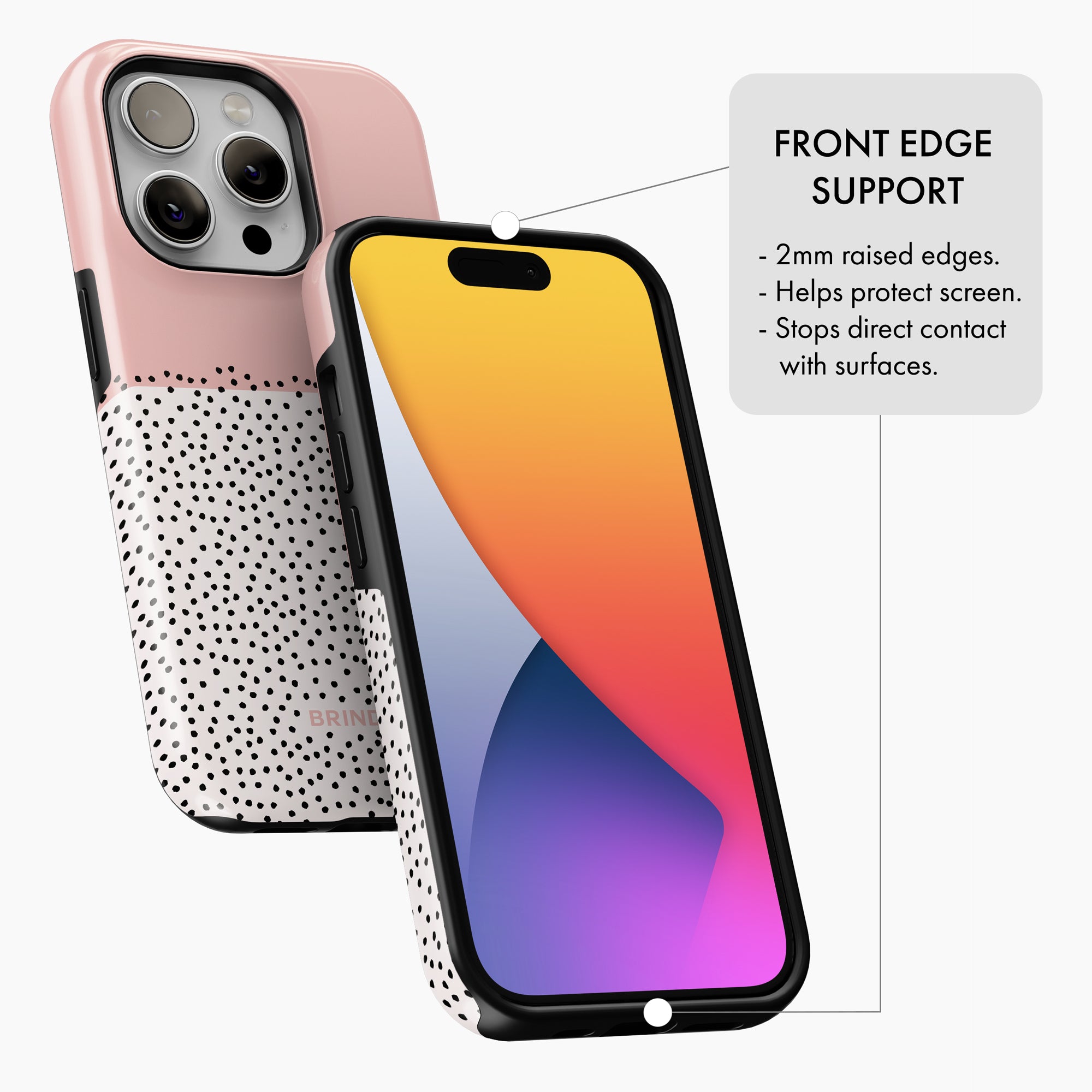 Blush Pink Mini Dots - Tough Phone Case