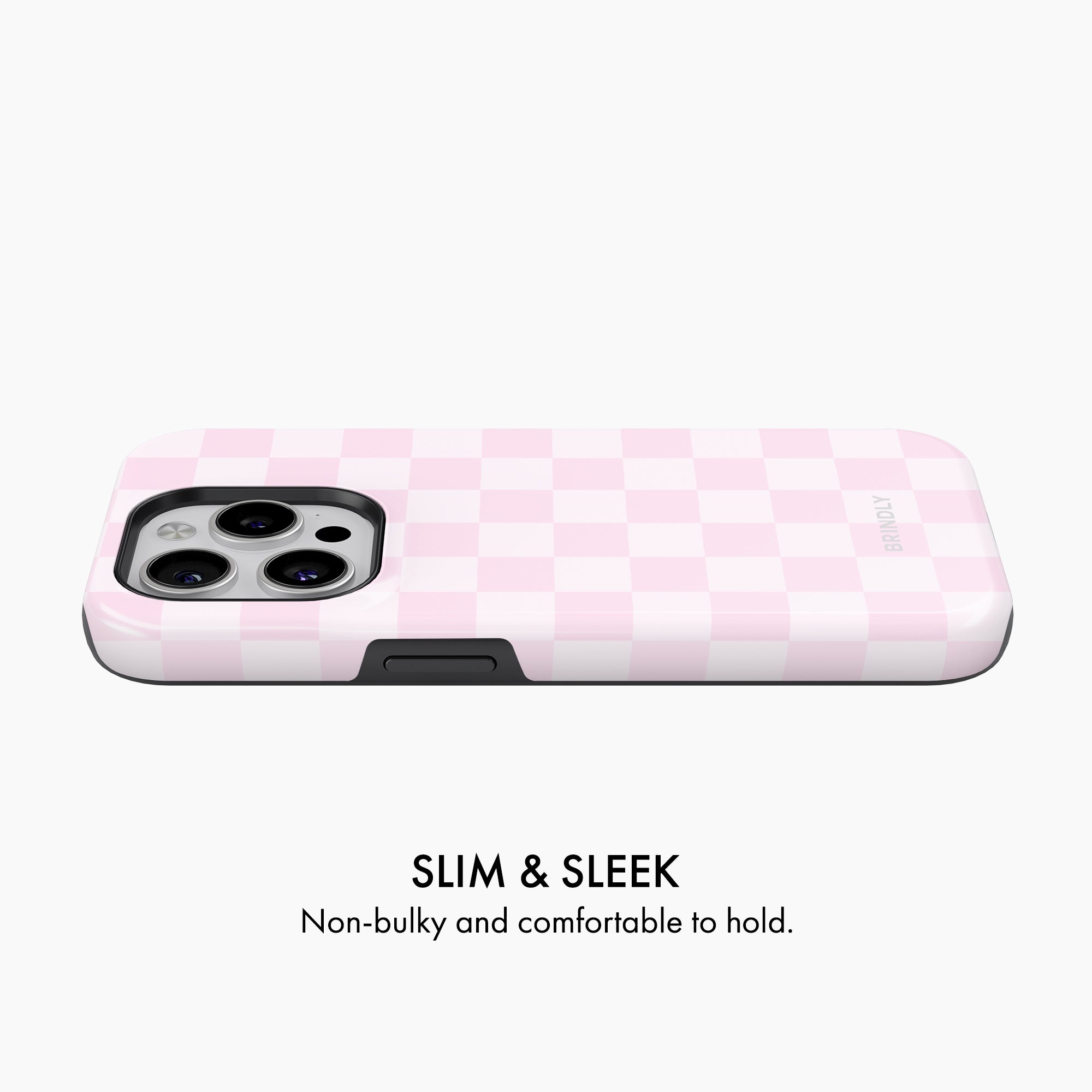 Pastel Pink Check - Tough Phone Case