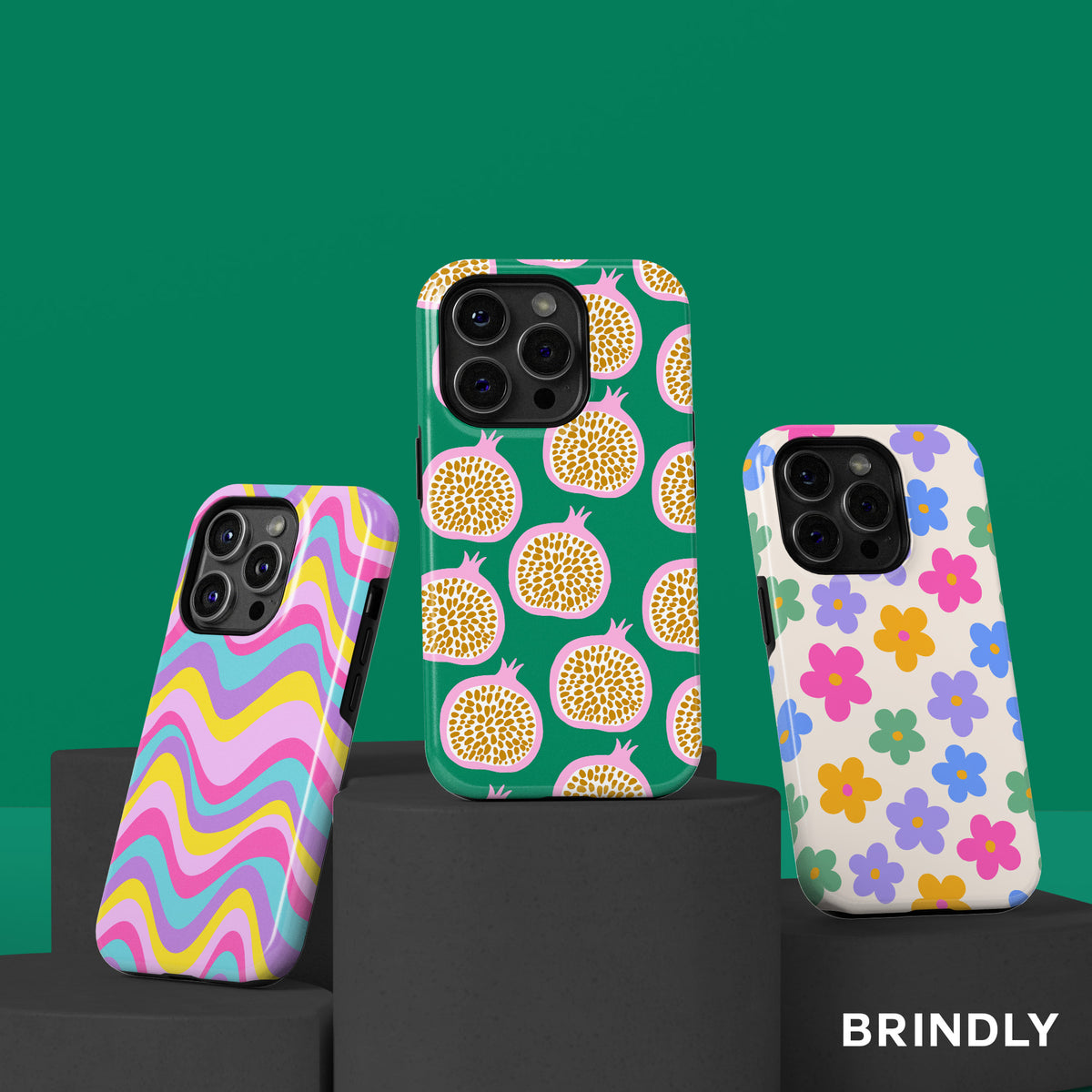 Tortoise Shell Tough Phone Case Brindly