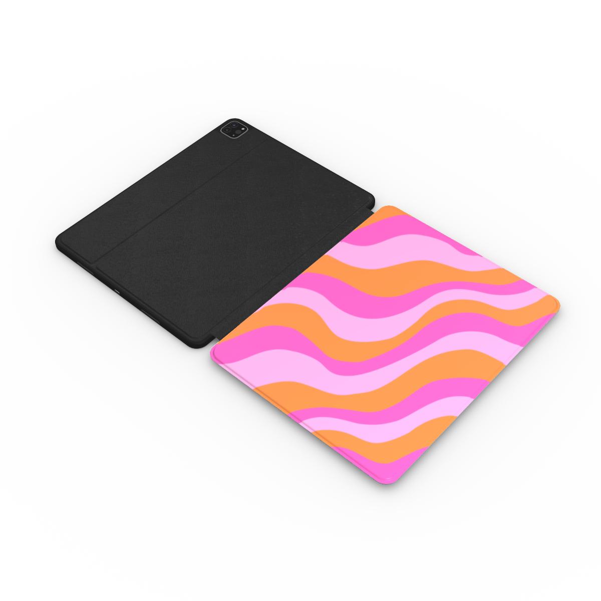 Pink & Orange Wave - iPad Case