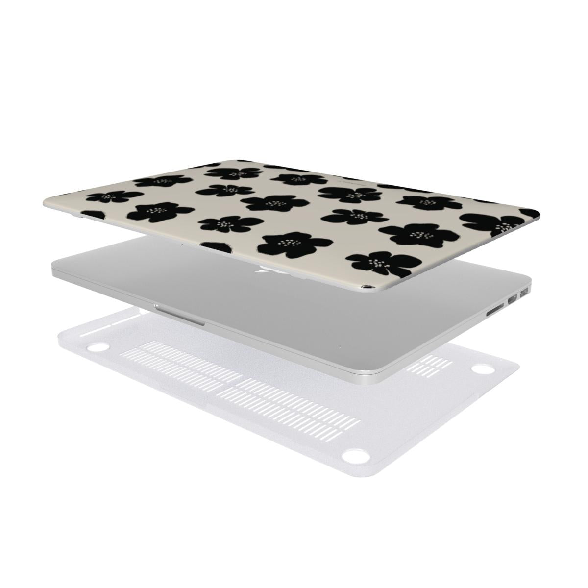 Inky Blossom - MacBook Cover