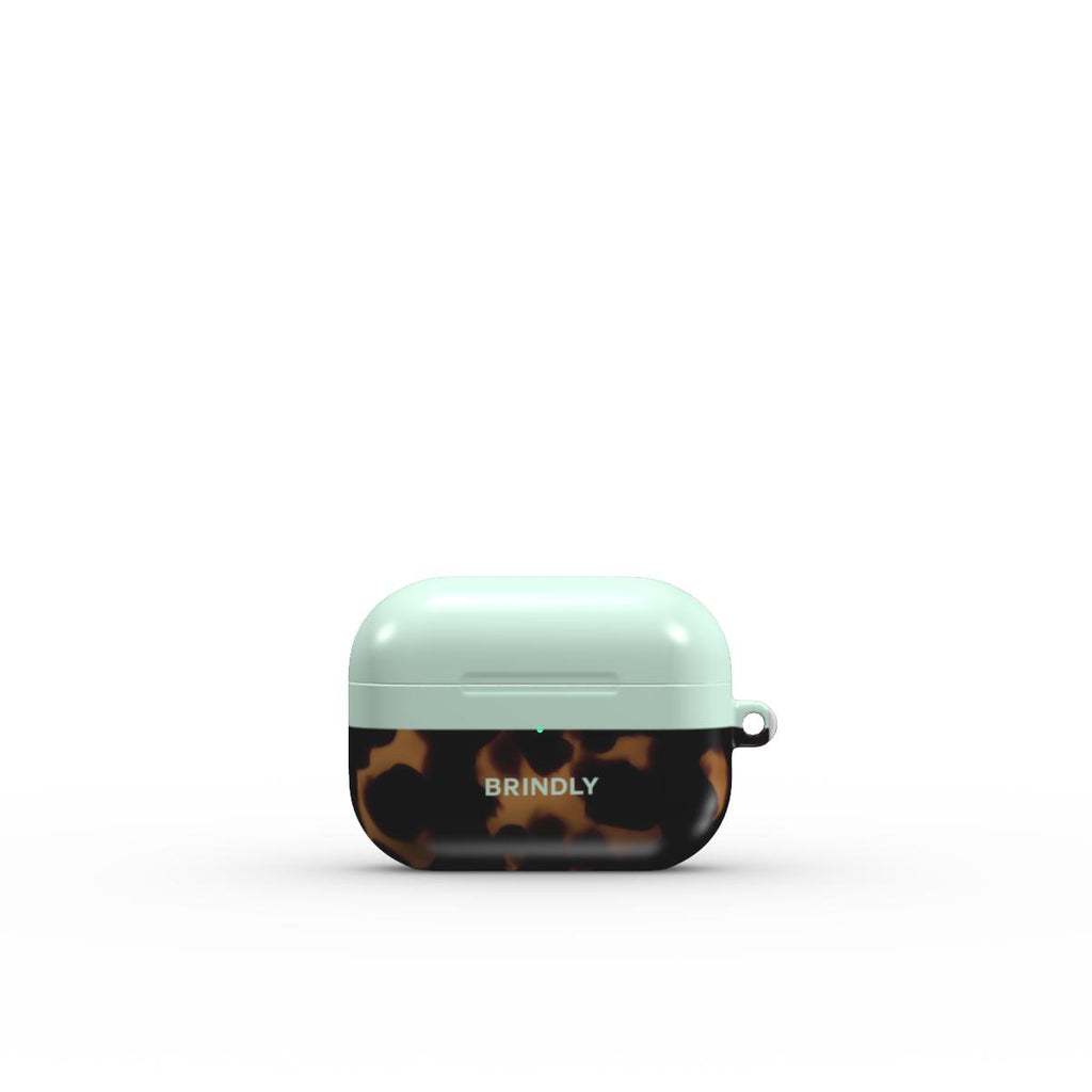 Mint Tortoise Shell - AirPods Case