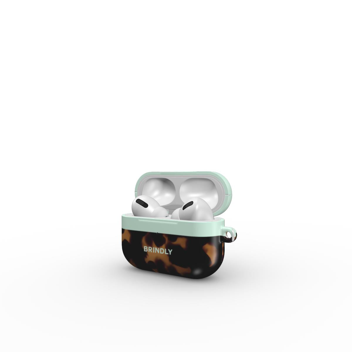 Mint Tortoise Shell - AirPods Case