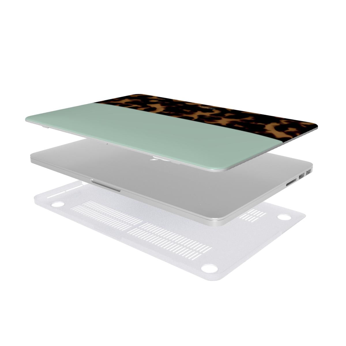 Mint Tortoise Shell - MacBook Case