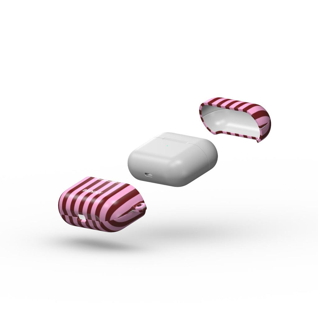 Cherry Stripe - AirPods Case