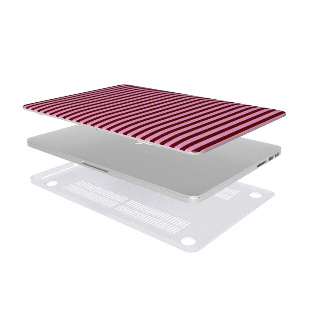 Cherry Stripe - MacBook Case