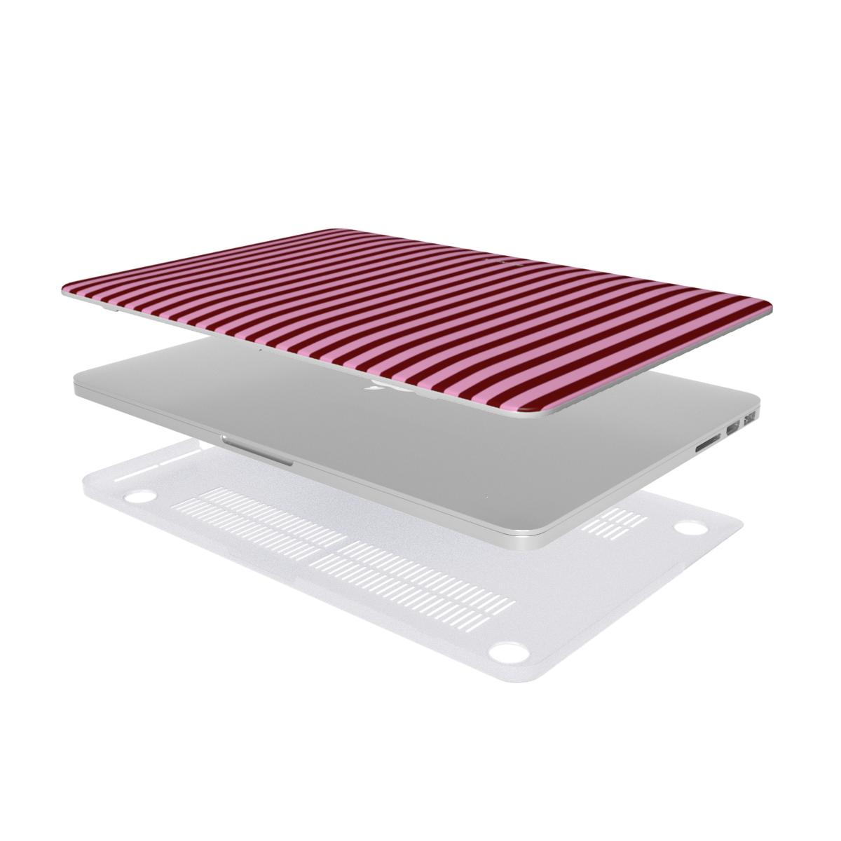 Cherry Stripe - MacBook Case