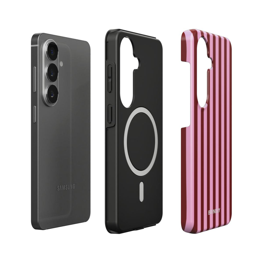 Cherry Stripe - Magnetic Tough Phone Case