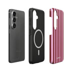 Cherry Stripe - Magnetic Tough Phone Case