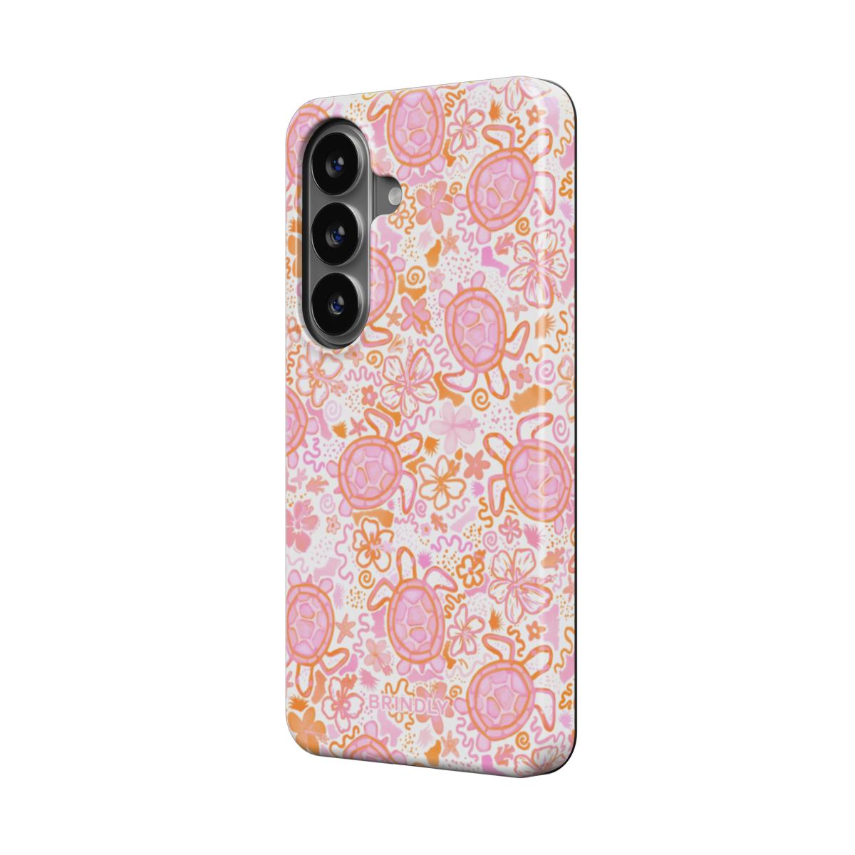 Peachy Turtles - Magnetic Tough Phone Case