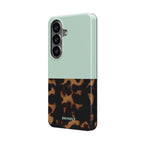Mint Tortoise Shell - Magnetic Tough Phone Case
