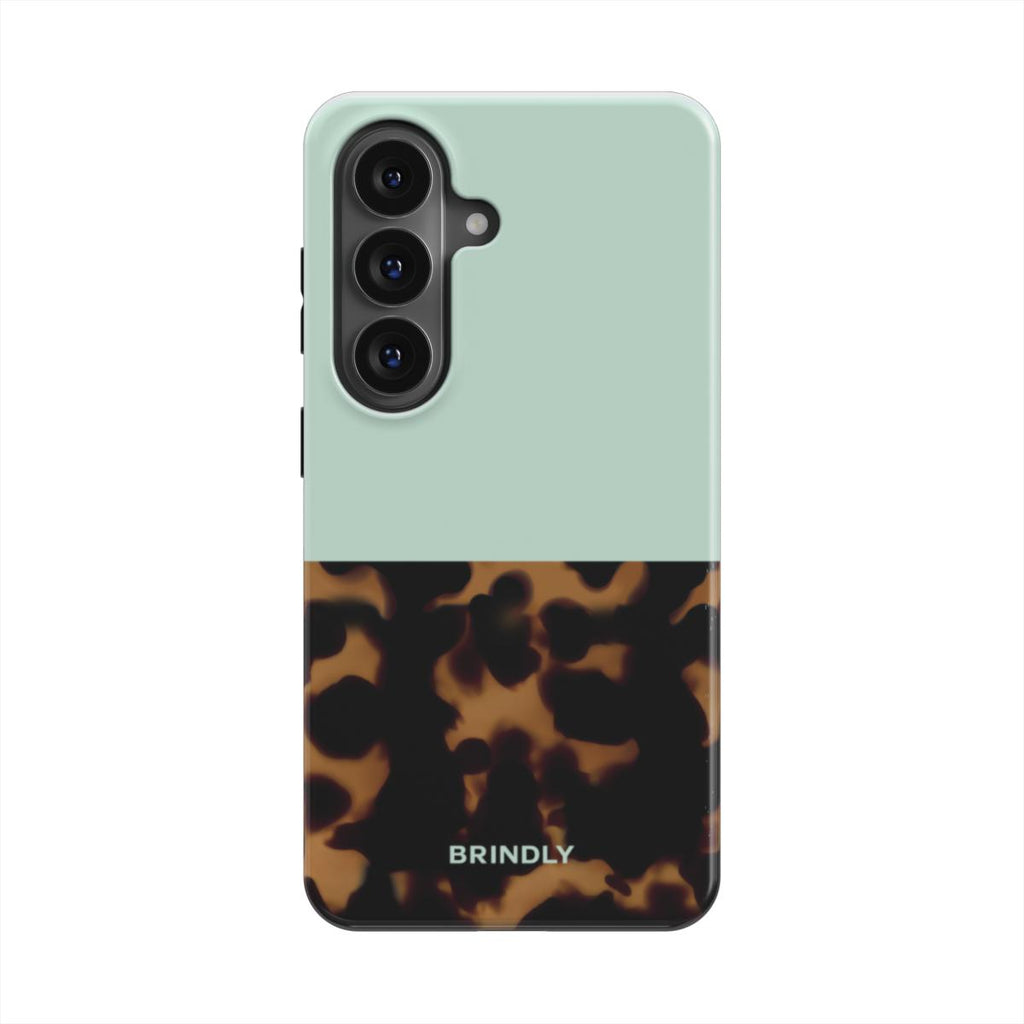 Mint Tortoise Shell - Magnetic Tough Phone Case