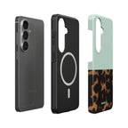 Mint Tortoise Shell - Magnetic Tough Phone Case