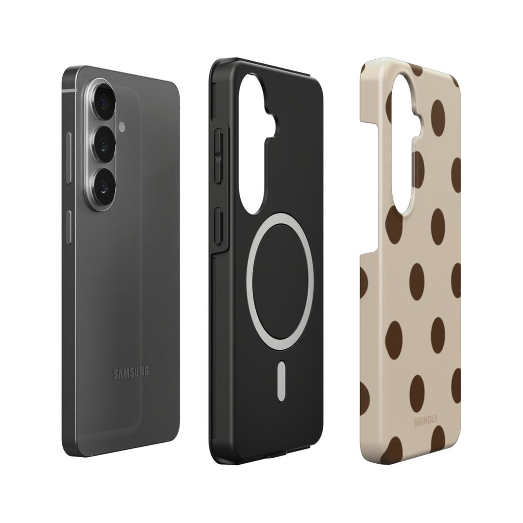 Mocha Dot - Magnetic Tough Phone Case
