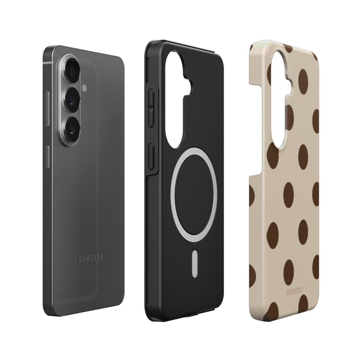 Mocha Dot - Magnetic Tough Phone Case