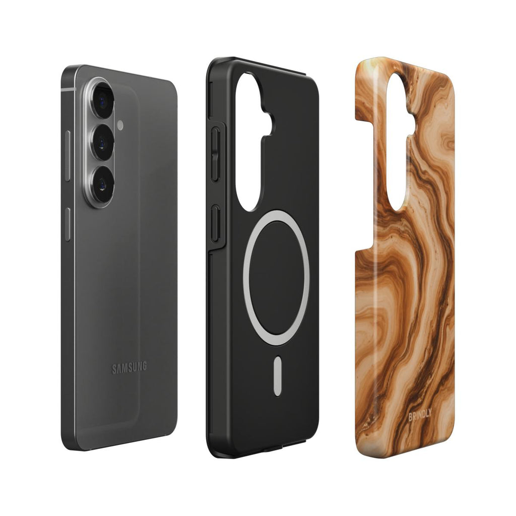 Caramel Swirl - Magnetic Tough Phone Case