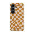 Pumpkin Check - Magnetic Tough Phone Case