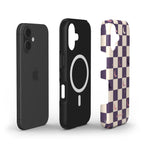 Crescent Check - MagSafe Tough Phone Case