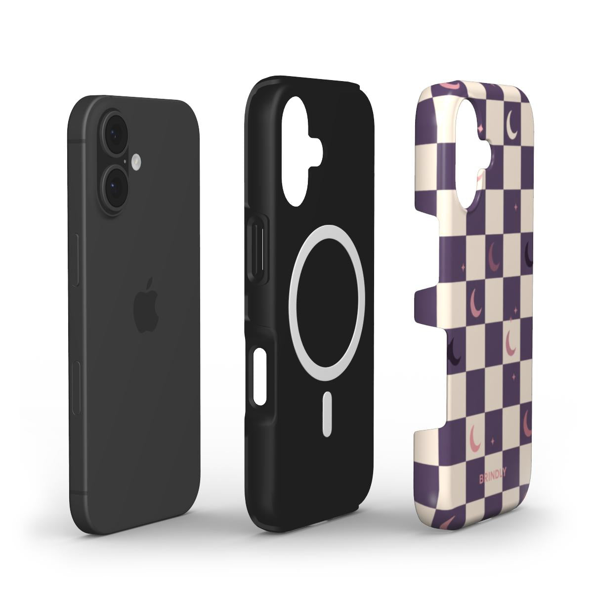 Crescent Check - MagSafe Tough Phone Case