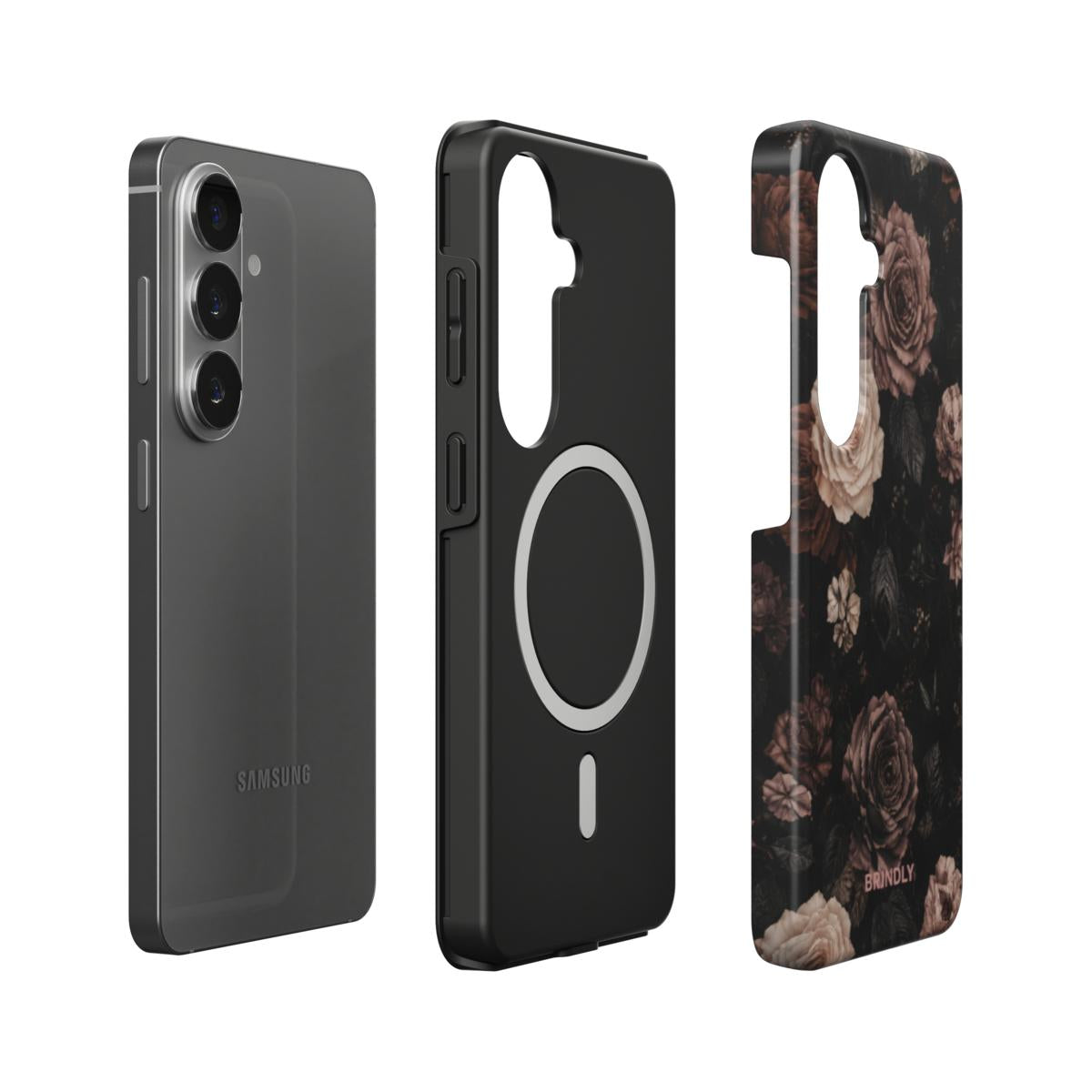 Midnight Bloom - Magnetic Tough Phone Case