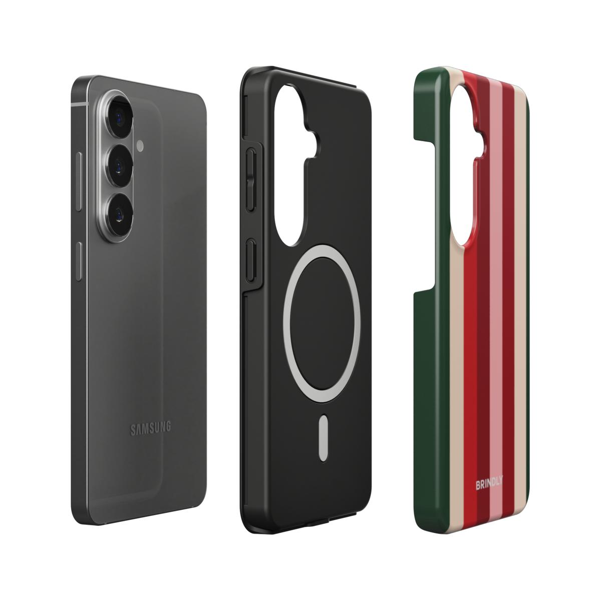 Santa Stripe - Magnetic Tough Phone Case