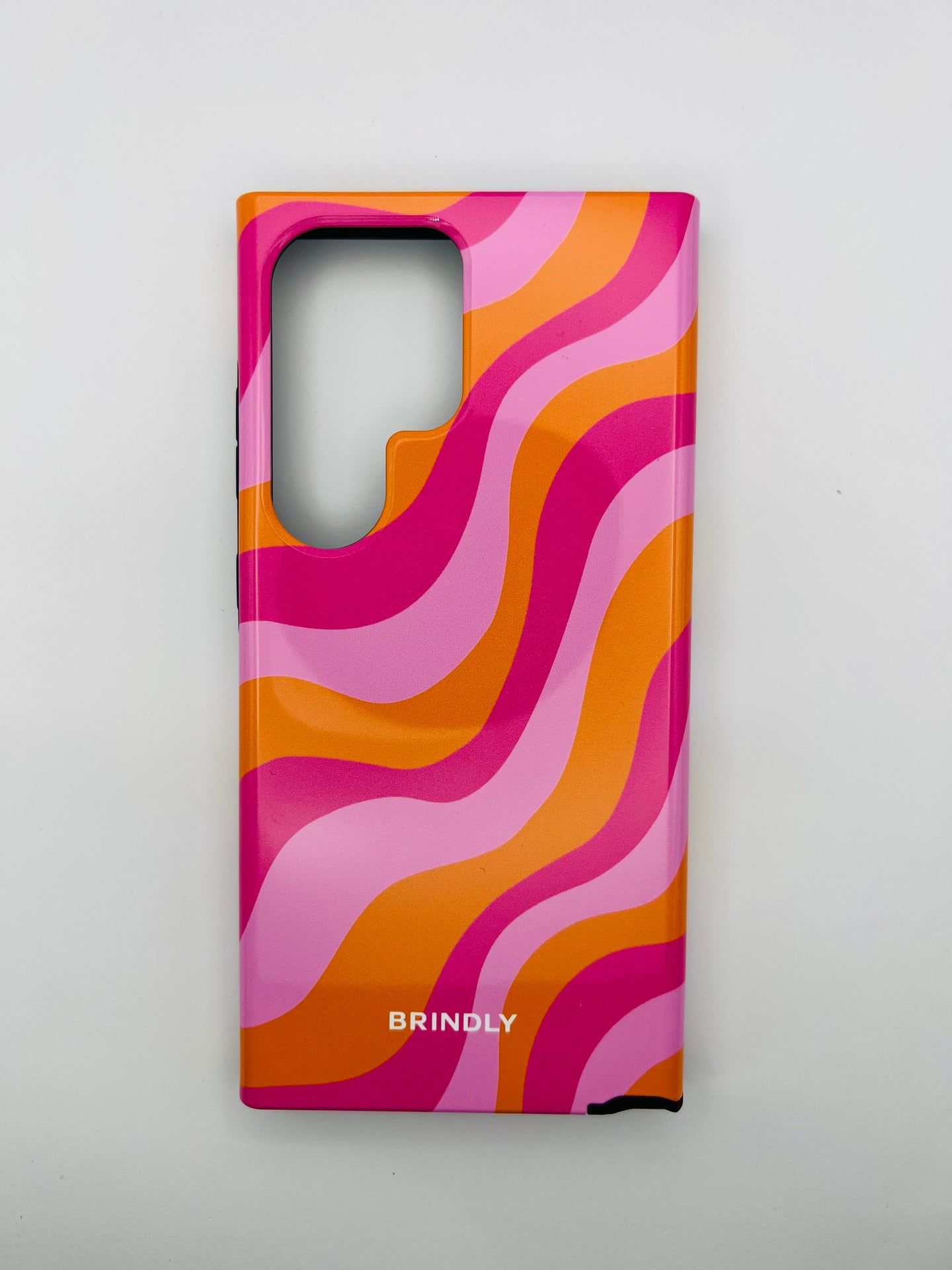 Pink Orange Wave - Tough Phone Case - Samsung S24 Ultra