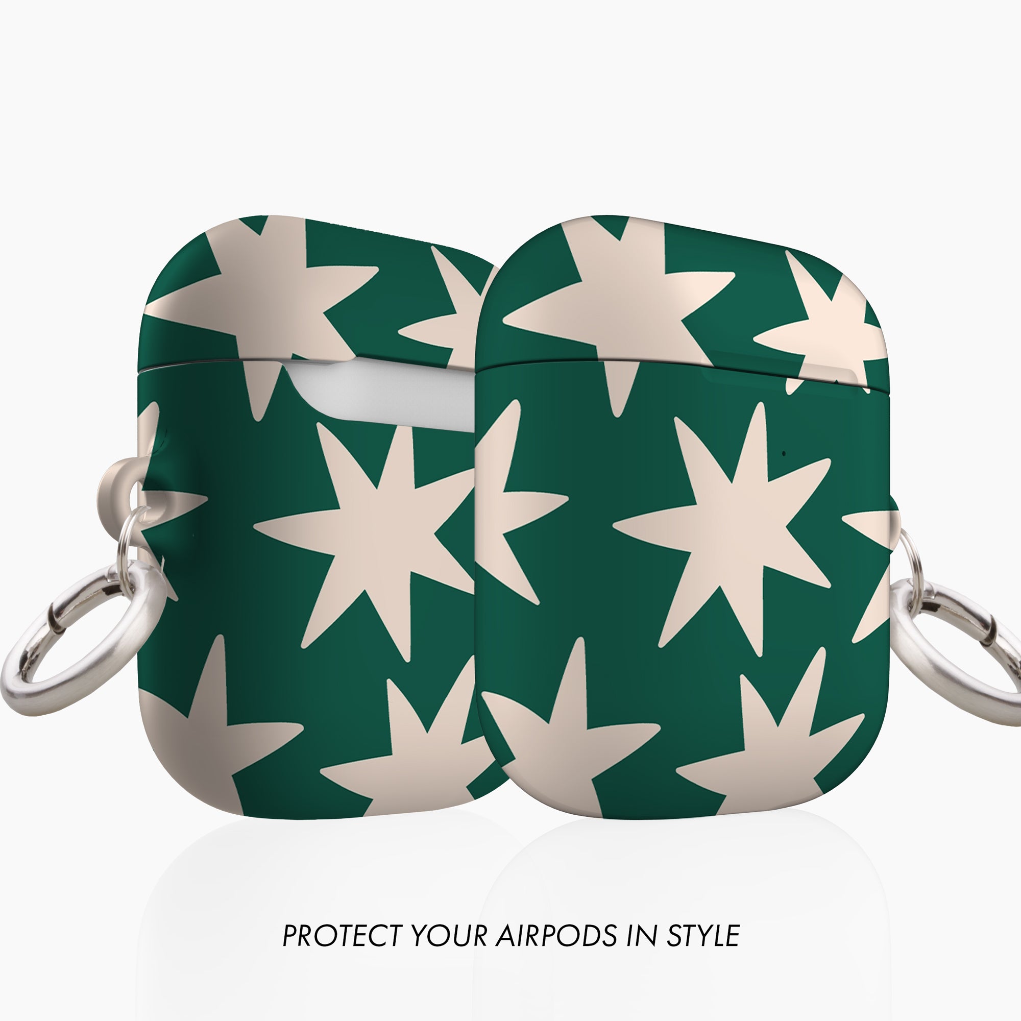 Green Stars - AirPods Case