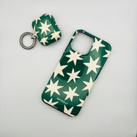 Green Stars - AirPods Case