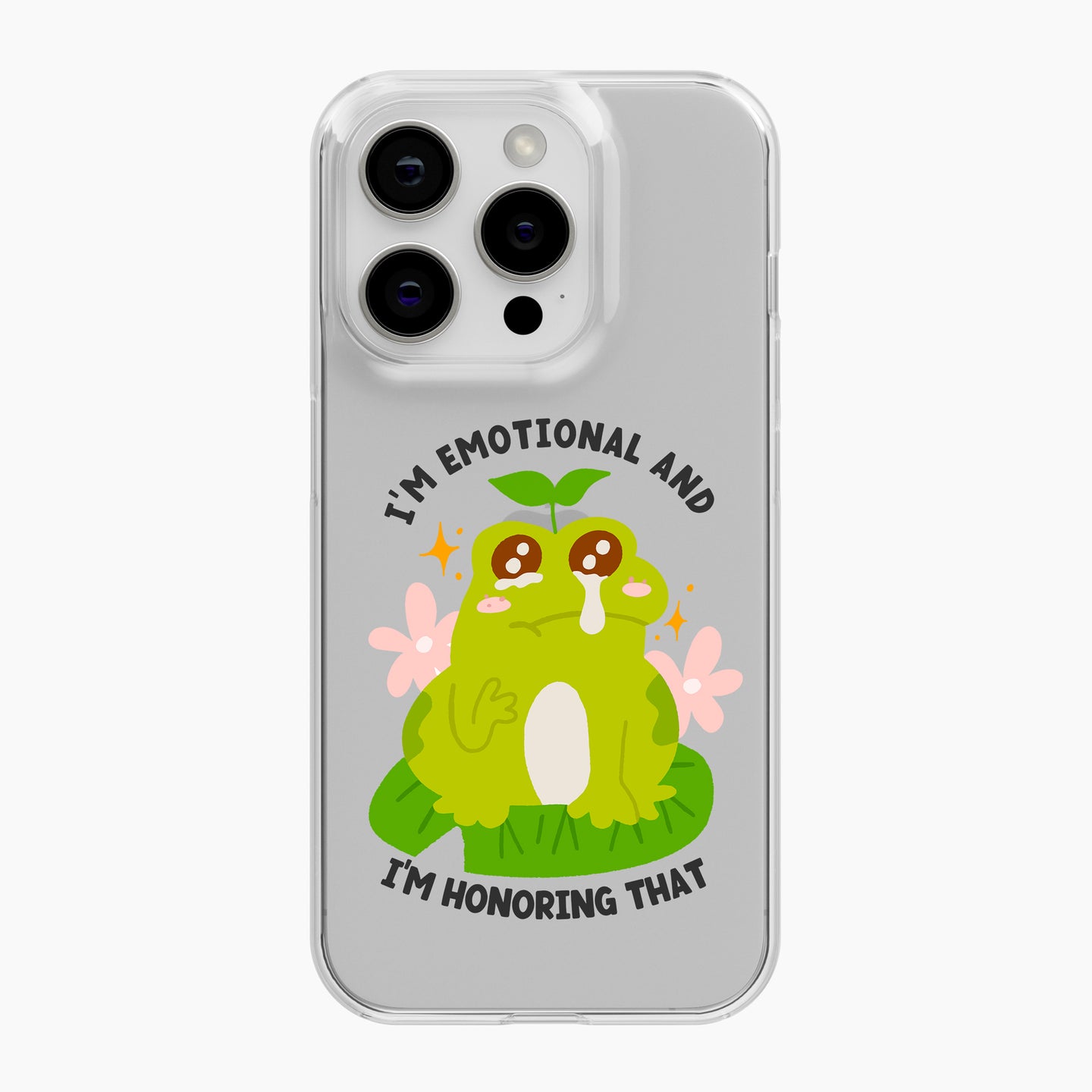 I'm Emotional - Clear Phone Case