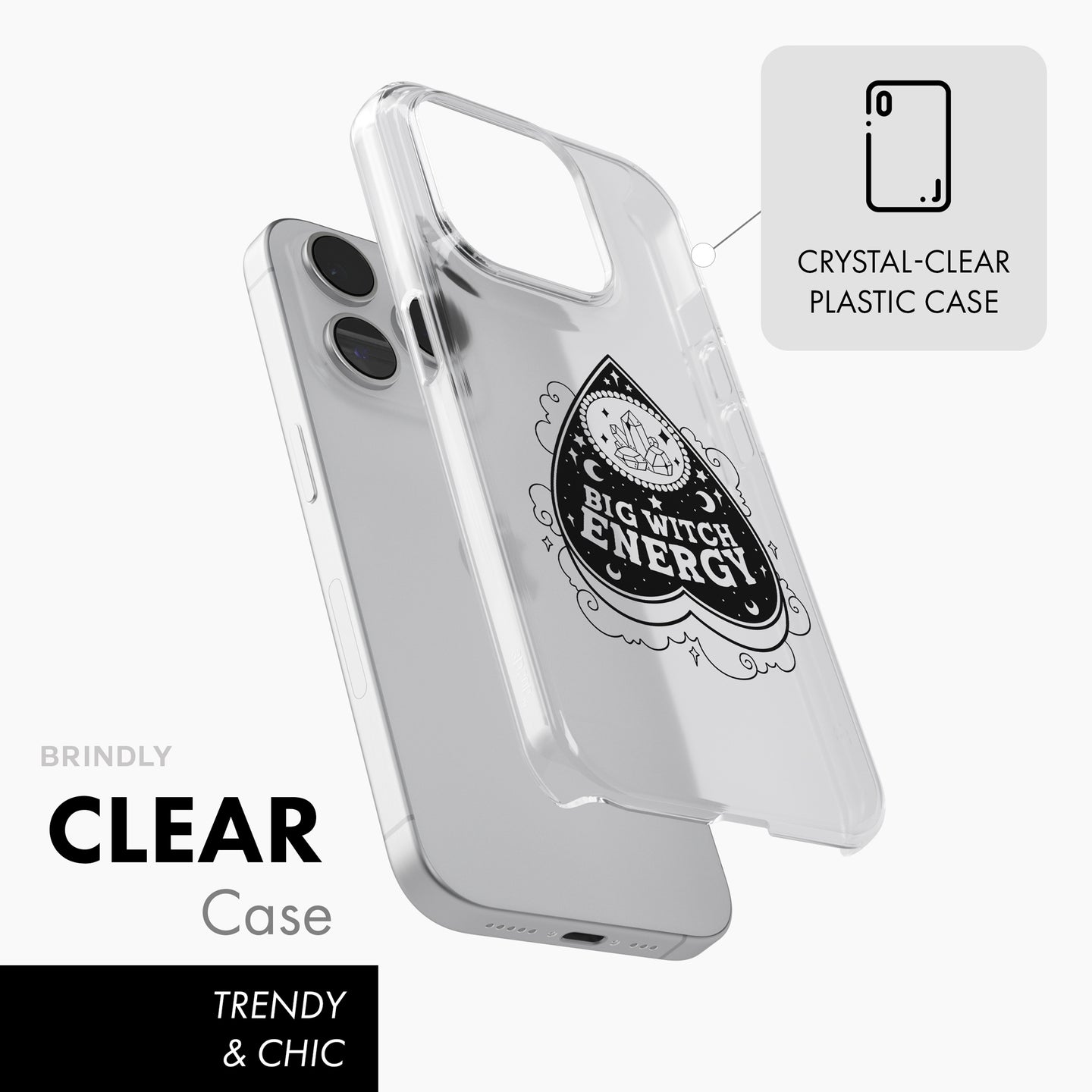 Big Witch Energy - Clear Phone Case