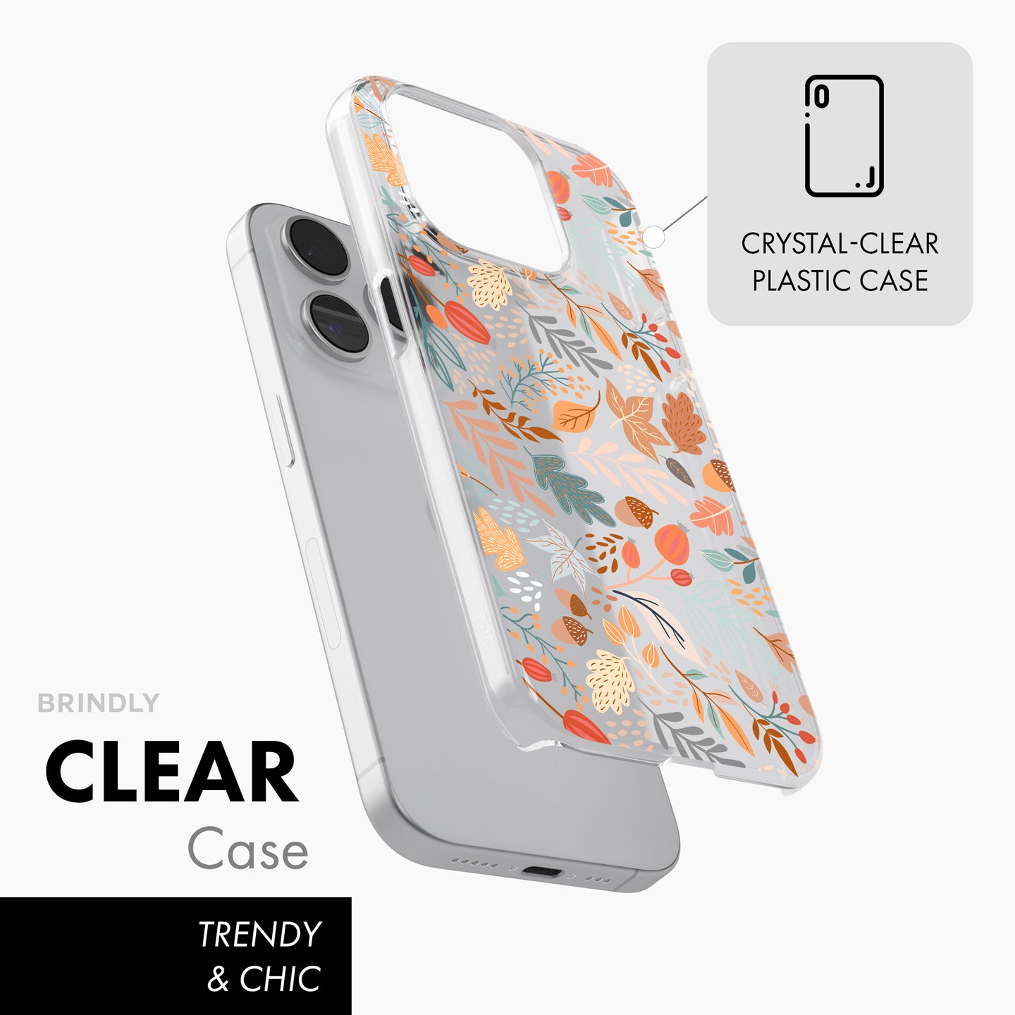 Wild Autumn - Clear Phone Case