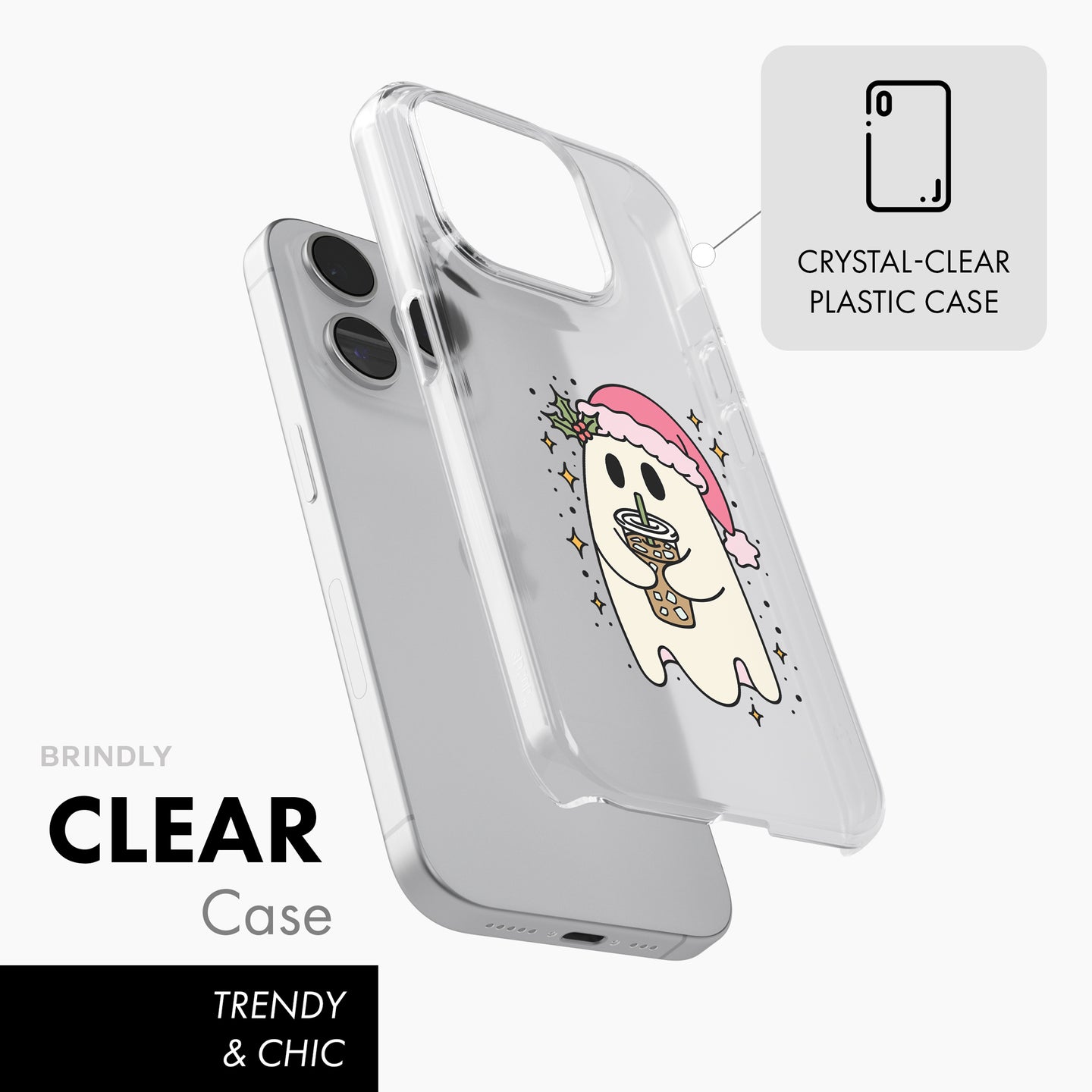 Christmas Boo - MagSafe Clear Phone Case