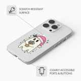 Christmas Boo - Clear Phone Case