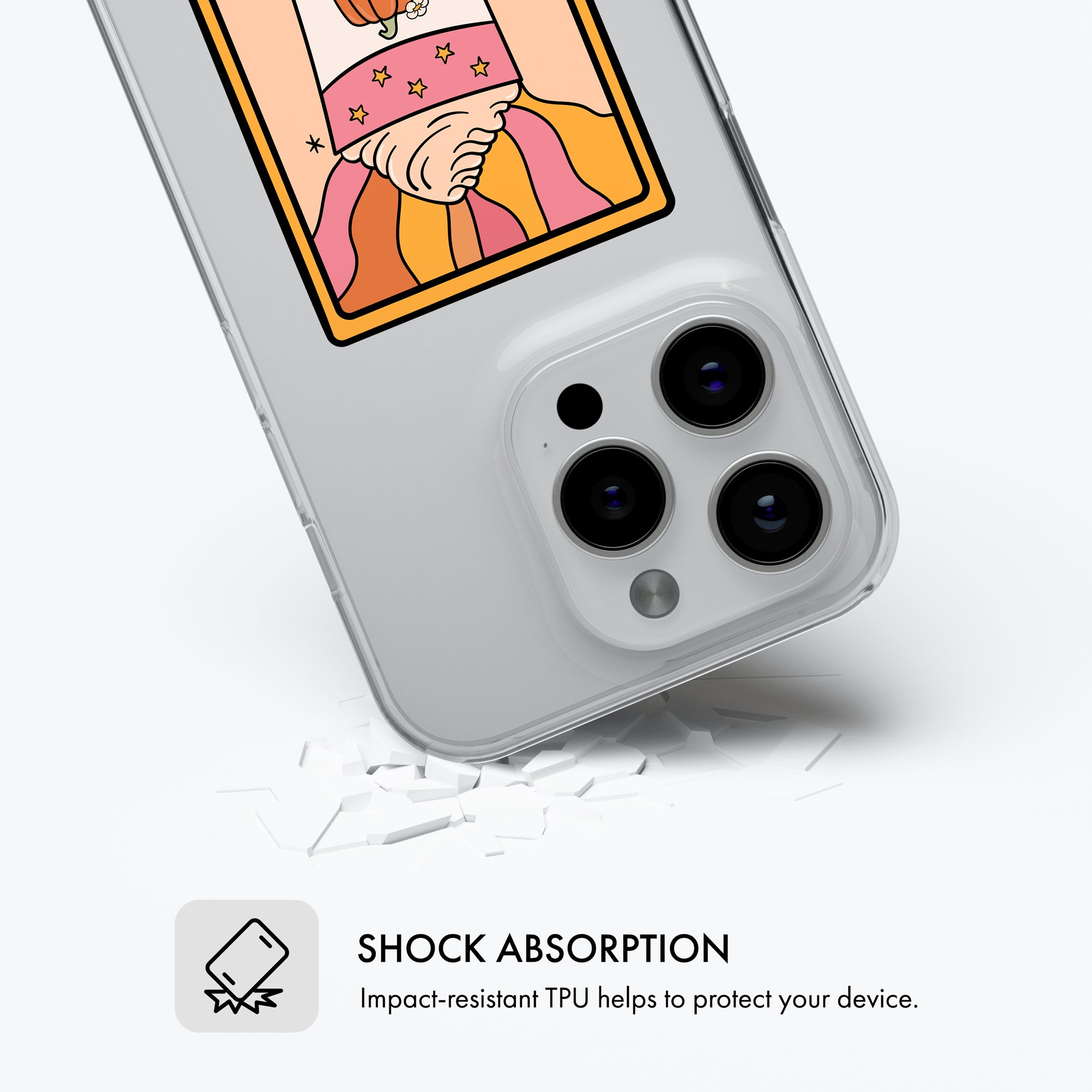 The Pumpkin Spice - Clear Phone Case