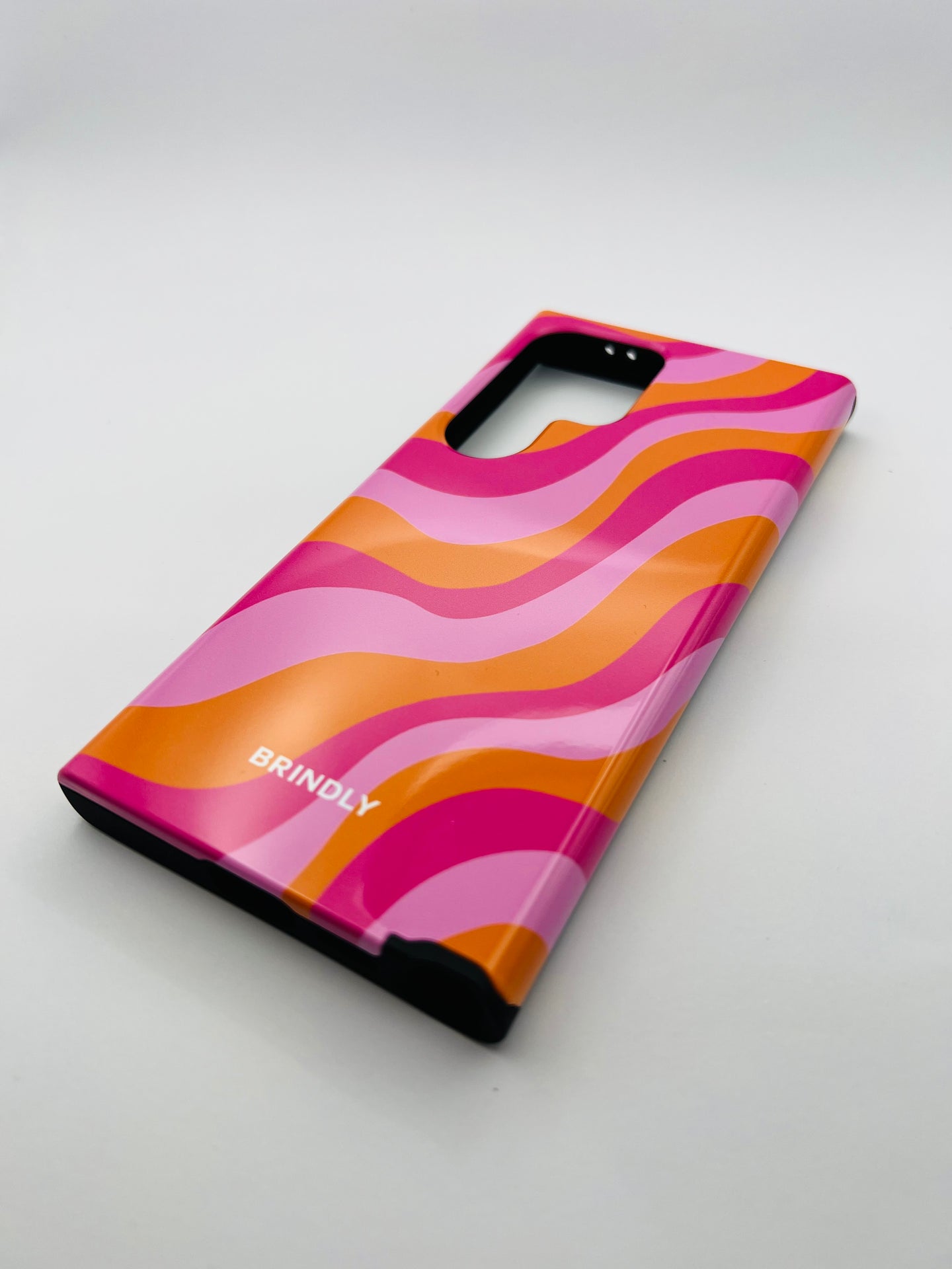 Pink Orange Wave - Tough Phone Case - Samsung S24 Ultra