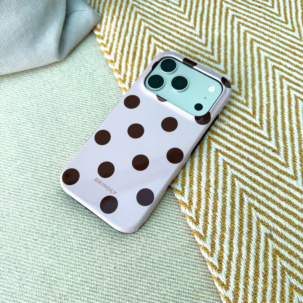 Mocha Dot - MagSafe Tough Phone Case