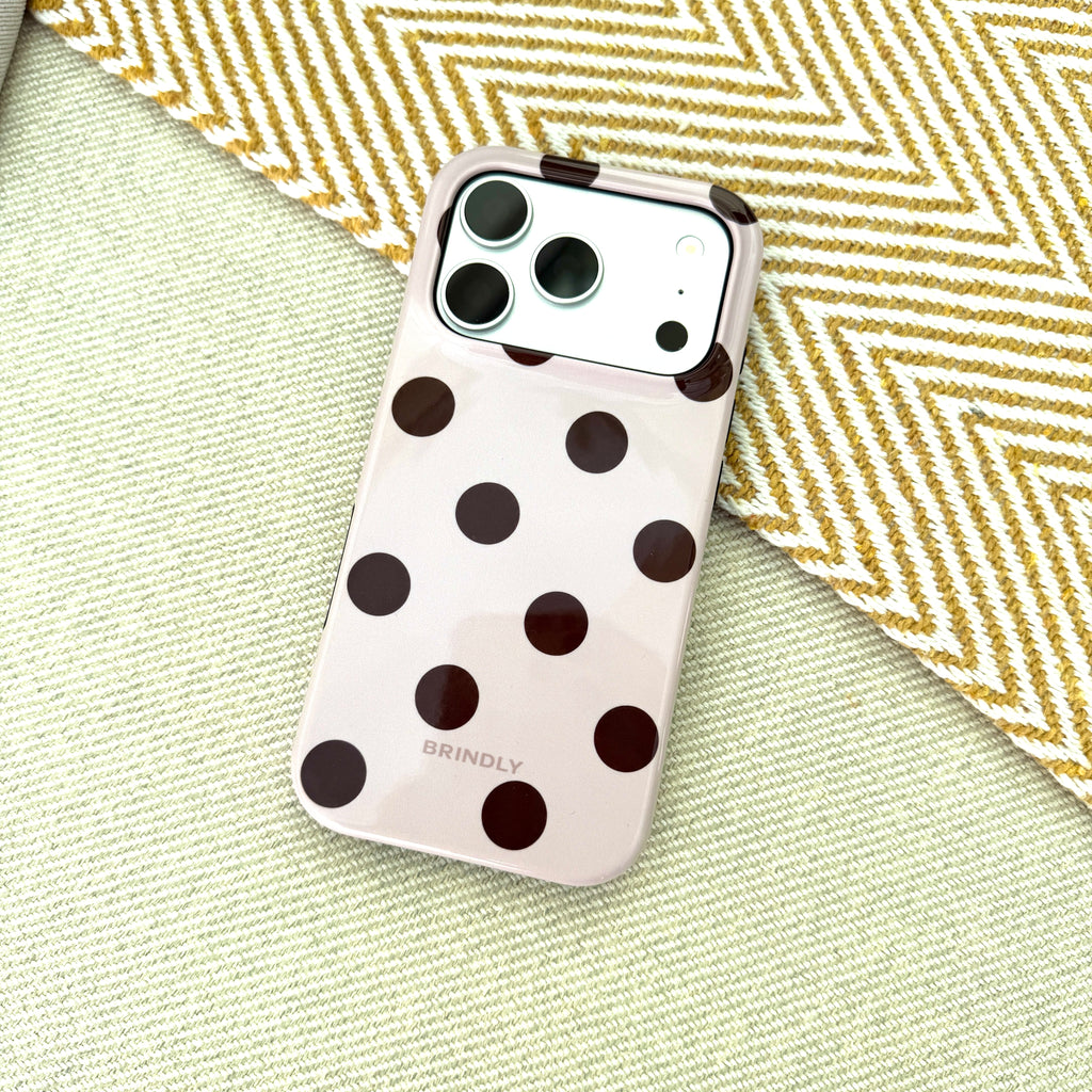 Mocha Dot - MagSafe Tough Phone Case