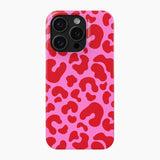 Red & Pink Leopard - Snap Phone Case