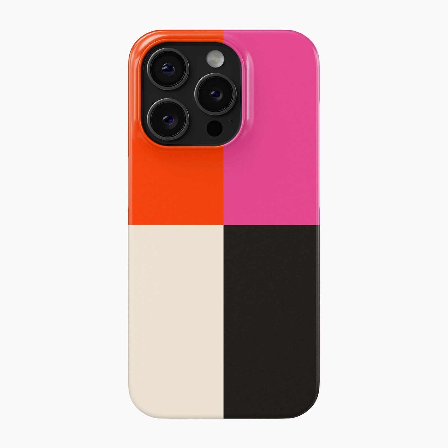 Pink, Orange, Black & Cream - Snap Phone Case