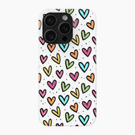 Colourful Hearts - Snap Phone Case