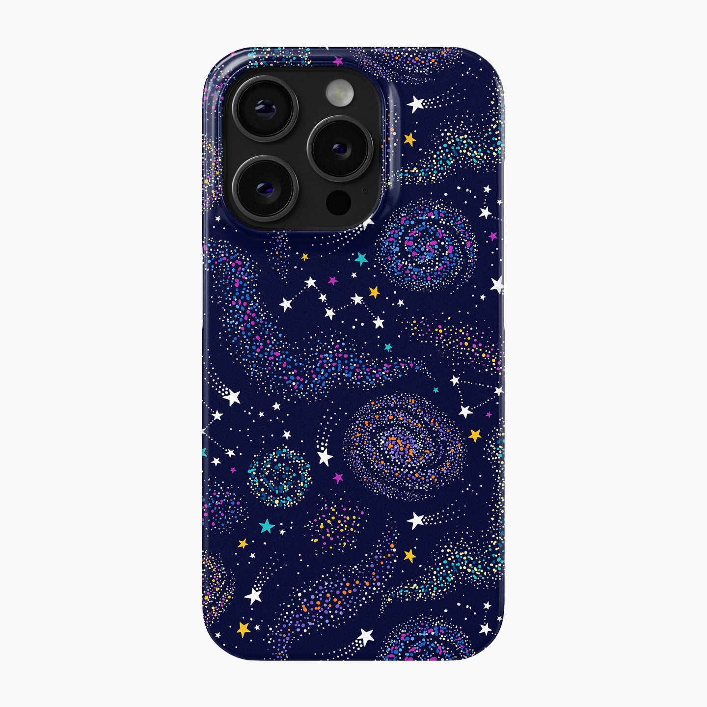 Galaxy Glitter - Snap Phone Case