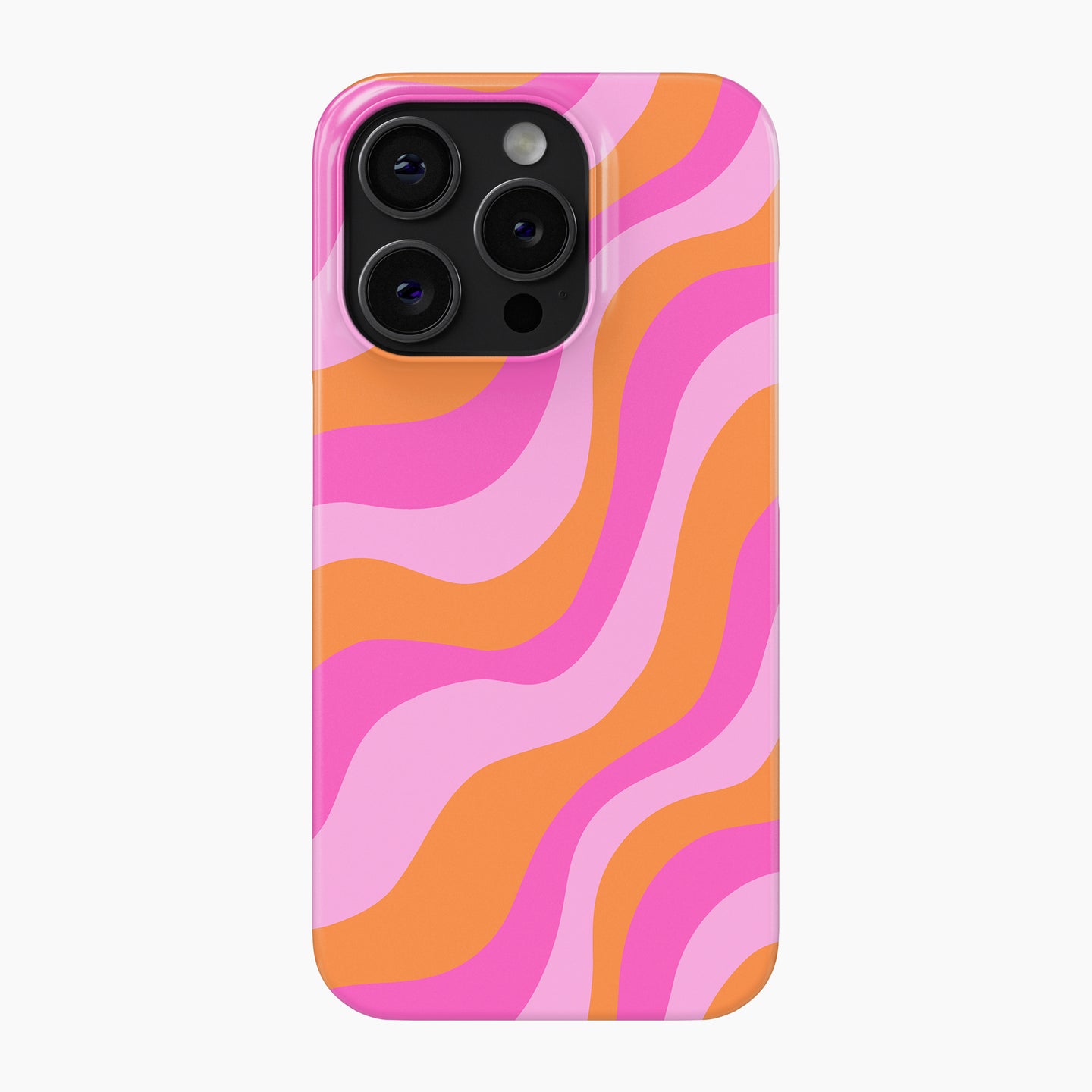 Pink Orange Wave - Snap Phone Case