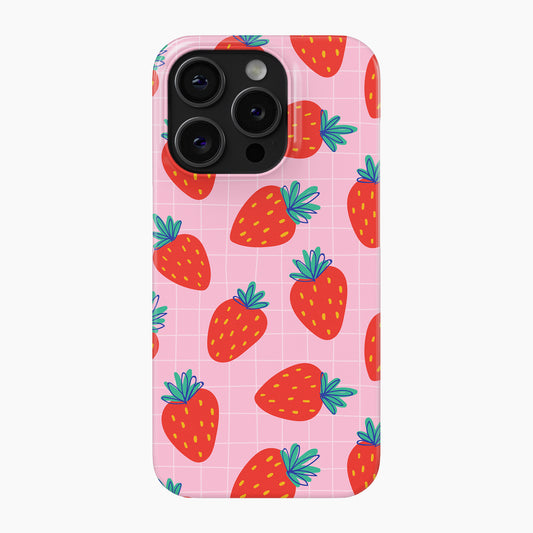 Strawberries - Snap Phone Case