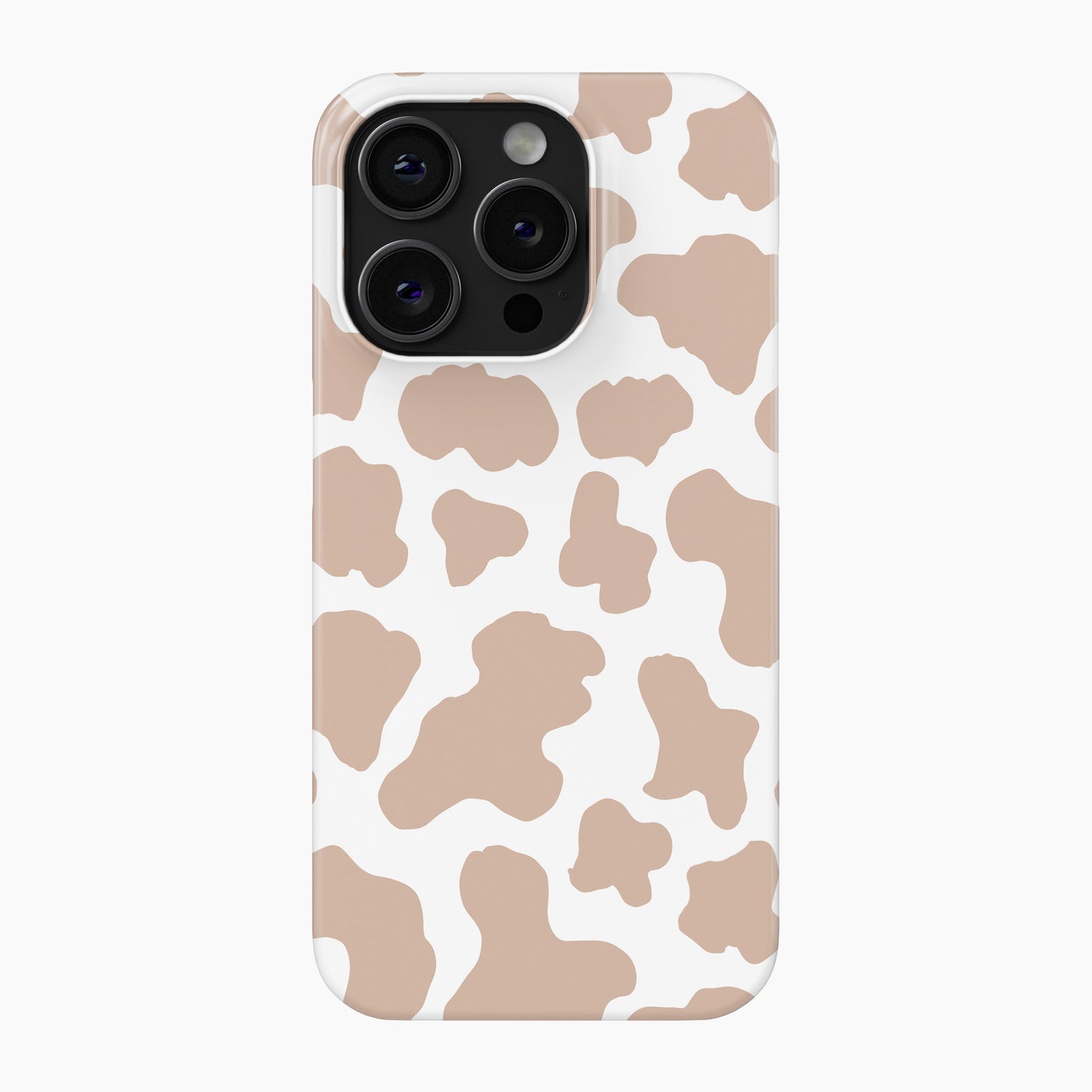 Nude Beige Cow Print - Snap Phone Case