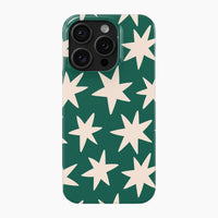 Green Stars - Snap Phone Case