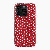 Red Polka Dot - Snap Phone Case