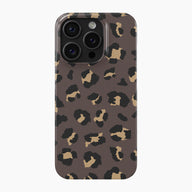 Brown Leopard Print - Snap Phone Case