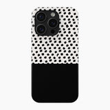 Black Polka Dot - Snap Phone Case